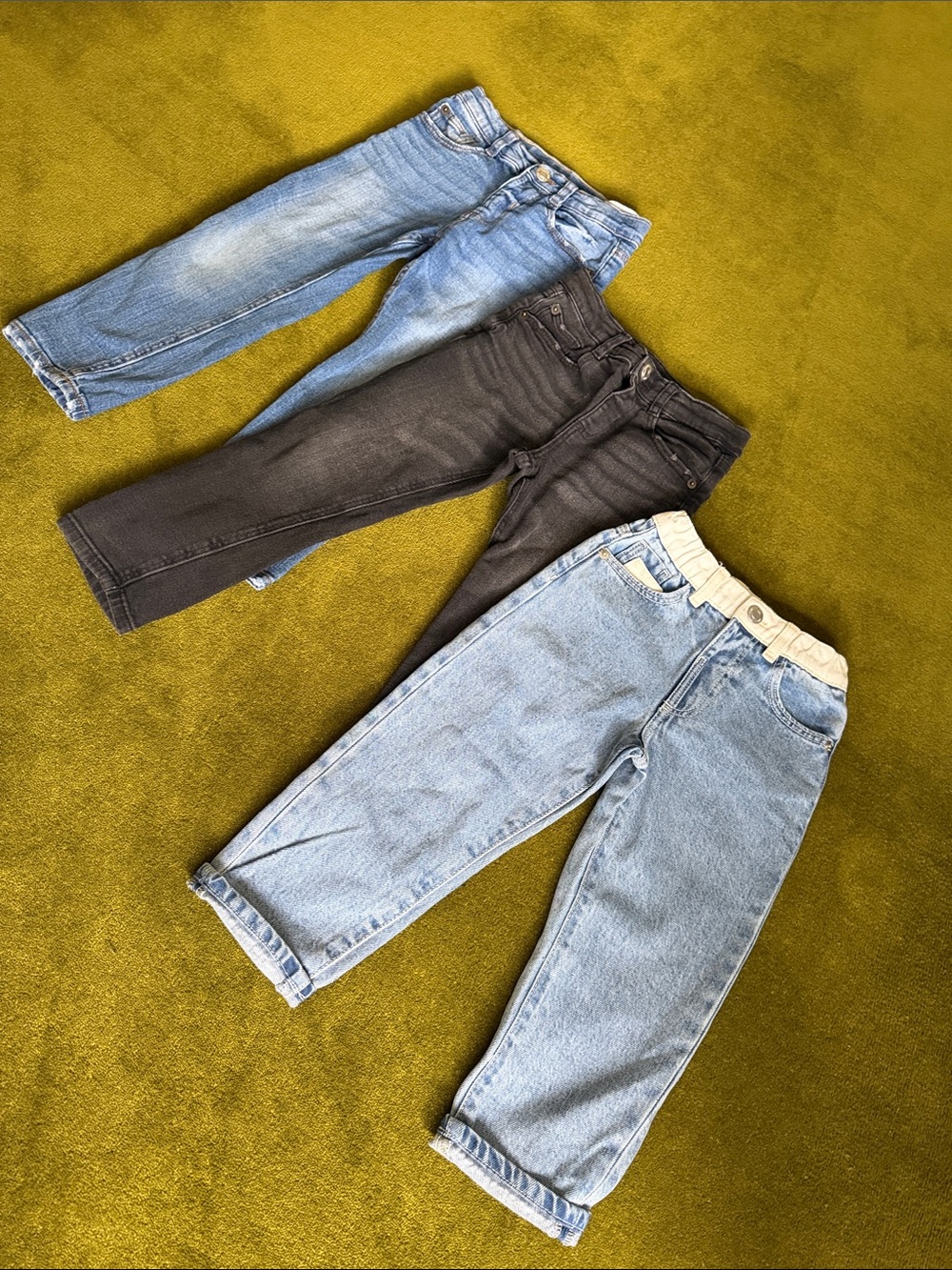 Zara Kid Jeans Size 3-4 (3 pairs)